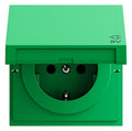 GIRA 4454707 SCHUKO-Steckdose KD SV Flächenschalter Grün