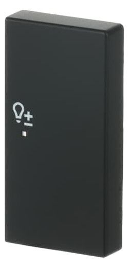 BJ 6234-22-885 Wippe/R 2f Dimmer schwarz matt Busch-free@home future linear