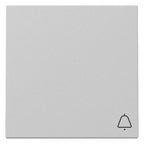 GIRA 3286015 Wippe Symbol Klingel System 55 Grau matt (lackiert)