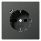 Jung AL1520-18CAN SCHUKO-Steckdose m.USB Typ C