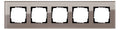 GIRA 0215122 Abdeckrahmen 5fach Esprit Glas Umbra