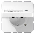 Jung CD 1520 NAKLKO WW SCHUKO-Steckdose 16A 250V Berührungs.- schutz Klappd.SF