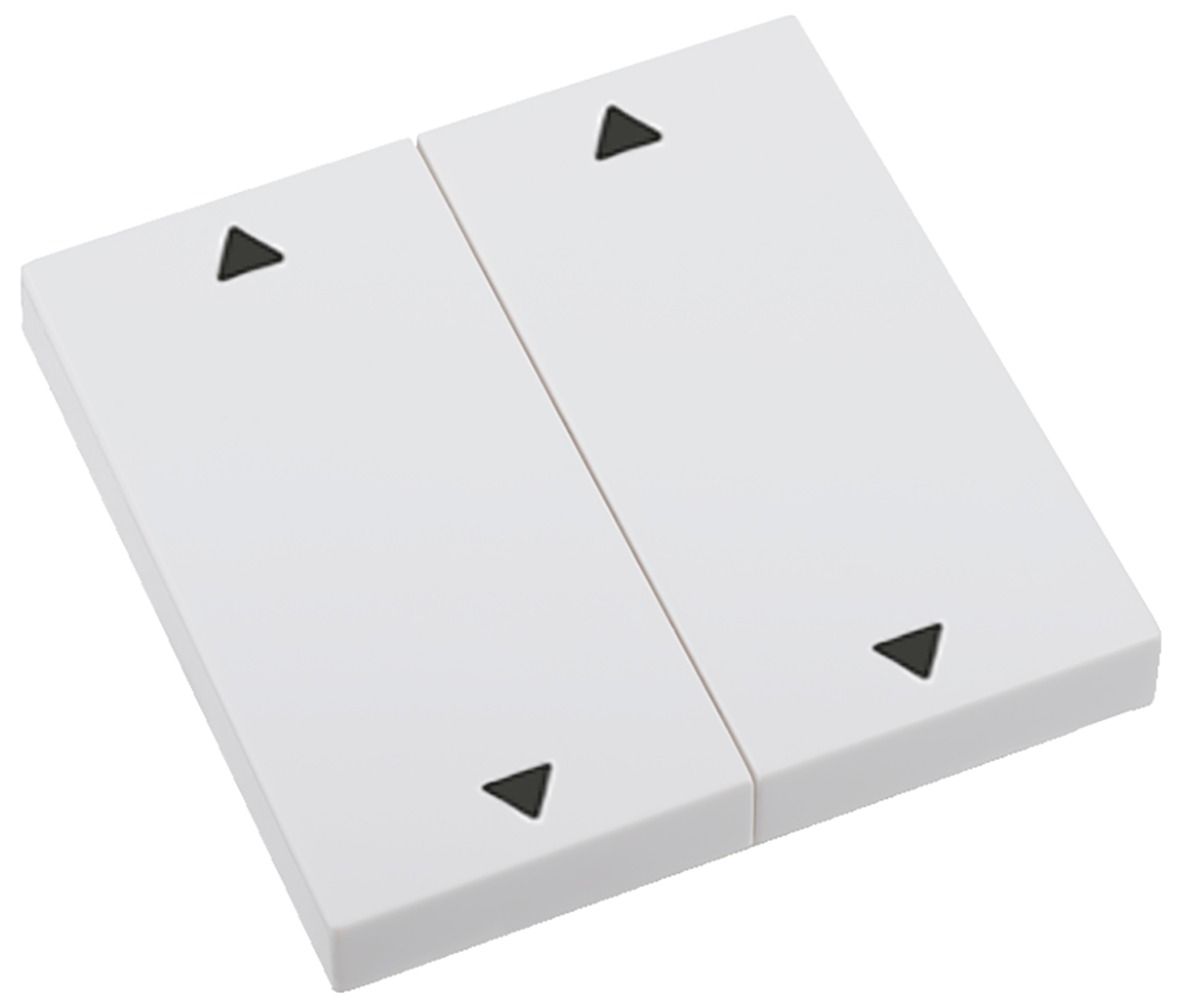 ELDAT RTS35-ACC-02-02P Wippe AUF/ZU 2x Format B6 weiß für Wandsender RTS23