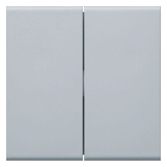 Hager GW2BLAN Wippe 2fach f.Schalter/Taster 55mm hfr lack Alu
