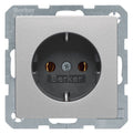 Berker 41436084 Steckdose SCHUKO m.Liftklemmen Q.1/Q.3 alu samt lackiert