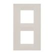 GEWISS GW16424TI Abdeckrahmen GEO International 2+2M vert. 71mm Elfenbein