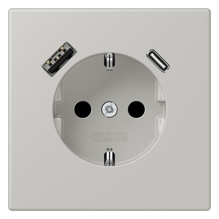 Jung LC1520-15CA205 SCHUKO-Steckd.m.USB Typ AC LC32013
