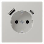 Jung LC1520-15CA205 SCHUKO-Steckd.m.USB Typ AC LC32013