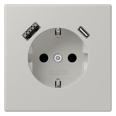 Jung LC1520-15CA205 SCHUKO-Steckd.m.USB Typ AC LC32013