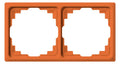 Jung CD582KO Rahmen 2fach f.Kabel-Kanal orange