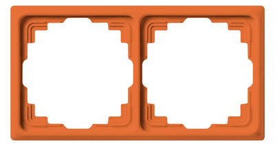 Jung CD582KO Rahmen 2fach f.Kabel-Kanal orange