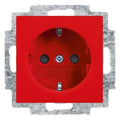 BJ 20 EUCB-917 SCHUKO Steckdose Bs rot Busch-balance SI