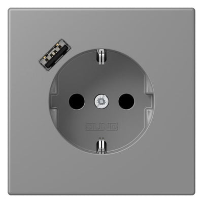 Jung LC1520-18A203 SCHUKO-Steckd.m.USB Typ A LC32011