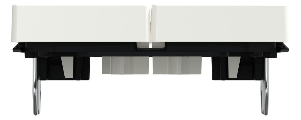 Mert MEG 3420-0319 Doppelwippe m.Ko.- fenster polarweiß glänzend System M