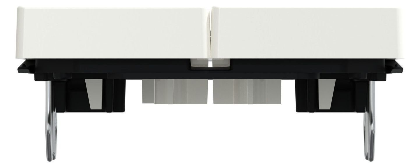 Mert MEG 3420-0319 Doppelwippe m.Ko.- fenster polarweiß glänzend System M