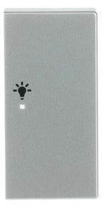 BJ 6231-22-83 Wippe rechts 2-fach Licht Busch-free@home alusilber