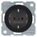 Berker 41432045 Steckdose SCHUKO R.1/R.3 schwarz glänzend