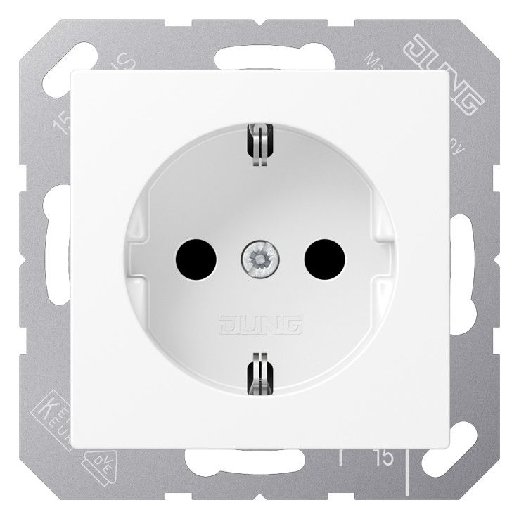 Jung A1521BFWWM SCHUKO® Steckdose