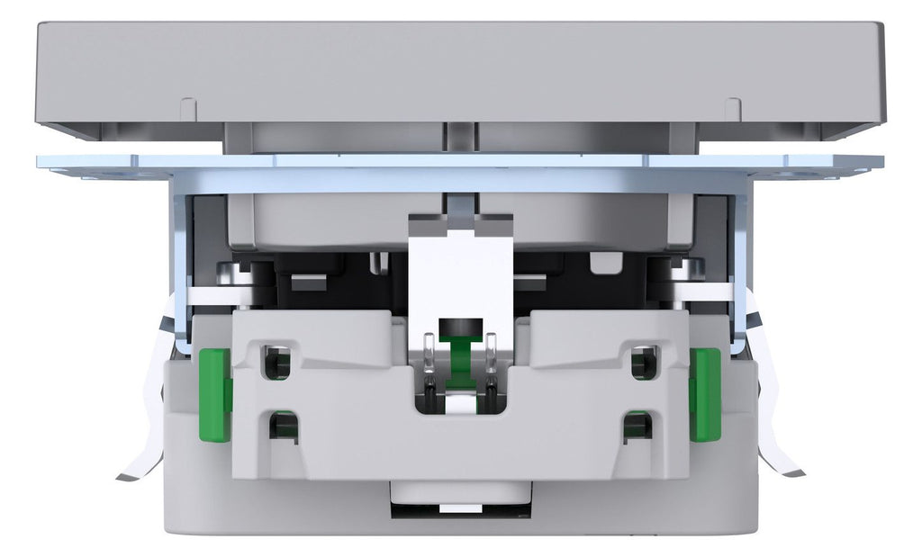 Mert MEG 2366-6036 Schuko-Steckdose m.USB Ladegerät Edelstahl
