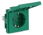 BJ 20 EUKNB-13-82 SCHUKO Steckdosen-Einsatz gn RAL6032 future