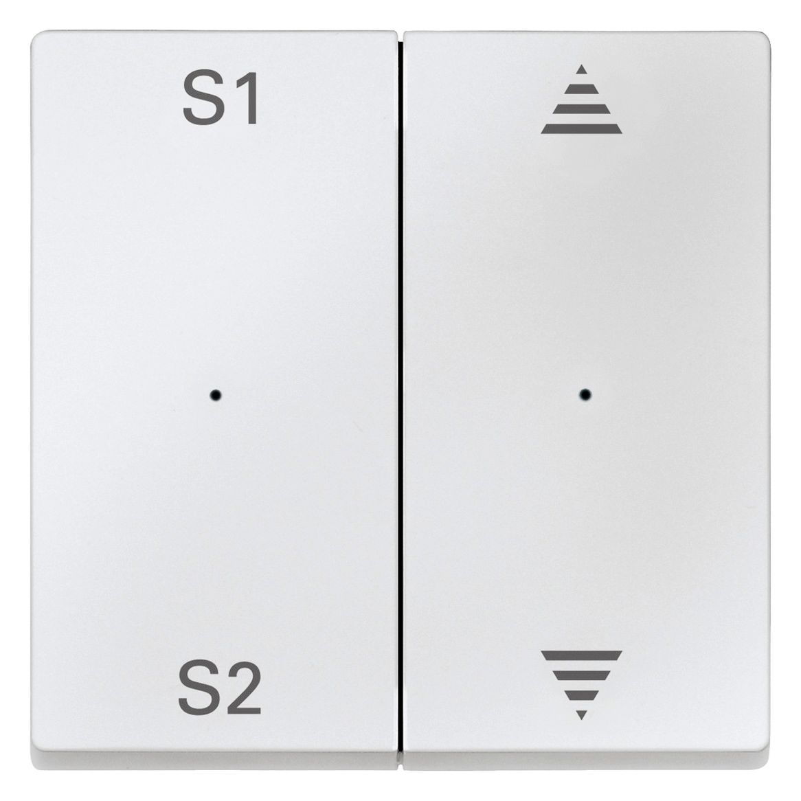 Mert MEG 5227-0419 Wippen f.Taster- Modul 2fach (Szene1/2,Pfeile Auf/Ab) pws
