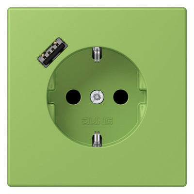 Jung LC1520-18A220 SCHUKO-Steckd.m.USB Typ A LC32051