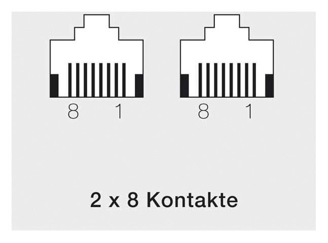 Rutenbeck UAE 2x8 (8) Up 0 Universal- Anschlusseinheit 13010421