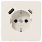 Jung LS1520-15CA SCHUKOsteckdose m.USB Typ AC