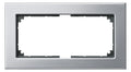 Mert 475860 M-PLAN-Metallrahmen 2fach o.Mittelsteg Platinsilber