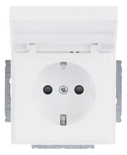 BJ 20 EUKNB-884 SCHUKO Steckdosen-Einsatz studioweiß matt