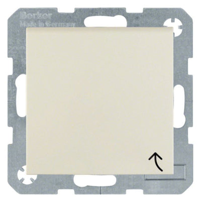 Berker 47518982 Steckdose SCHUKO+Klappd. S.1 weiß glänzend