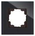 Kopp 405305001 HK07 Glas Abdeckrahmen 1f schwarz