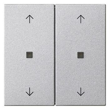 GIRA 538626 Wippe 2fach Pfeile KF System 55 Farbe Alu