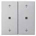 GIRA 538626 Wippe 2fach Pfeile KF System 55 Farbe Alu