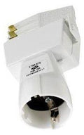 LEDXON Z-TRK-MNT-Stromauslass-W Schuko weiß XTSA 67S 8101920