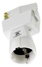 LEDXON Z-TRK-MNT-Stromauslass-W Schuko weiß XTSA 67S 8101920