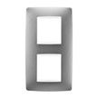 GEWISS GW16124VT Abdeckrahmen ONE International 2+2M vert. 71mm Titan