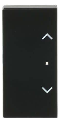 BJ 6232-20-885 Wippe 2f Jalousie schwarz matt Busch-free@home future linear