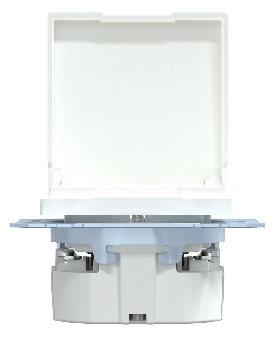 Mert MEG 2314-0325 SCHUKO-Steckdose BRS Klappd. IP44 StK aktivweiß glänz. Sys.M