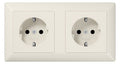 Jung AS1522 Kabel-Kanal-SCHUKO-Steckdose 2fach
