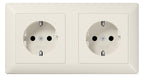 Jung AS1522 Kabel-Kanal-SCHUKO-Steckdose 2fach