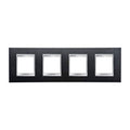 GEWISS GW16228VA Abdeckrahmen LUX International 2+2+2+2M horiz. Schiefer