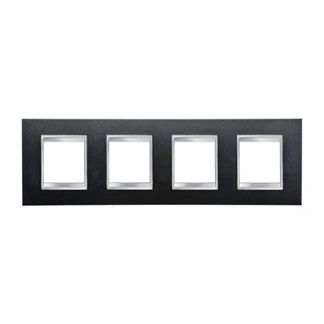 GEWISS GW16228VA Abdeckrahmen LUX International 2+2+2+2M horiz. Schiefer