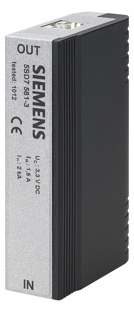 Siemens 5SD7581-3 Überspannungsschutz f.Eth.-Schnittstellen bis 10GBit/s POE