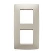 GEWISS GW16124TI Abdeckrahmen ONE International 2+2M vert. 71mm Elfenbein