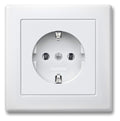 Mert MEG 2301-1619 SCHUKO-Steckdose StK volle Platte polarweiß M-SMART