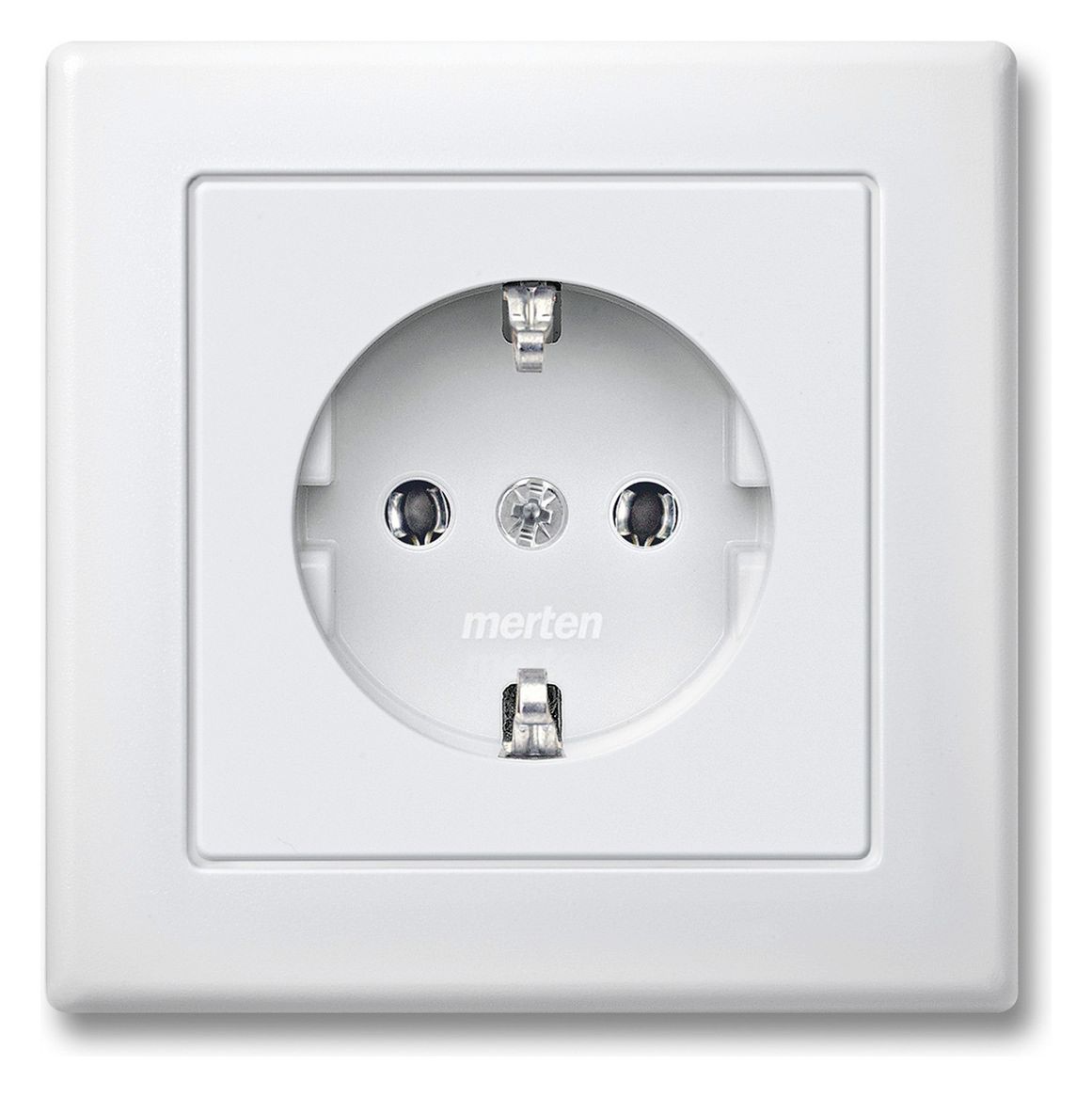 Mert MEG 2301-1619 SCHUKO-Steckdose StK volle Platte polarweiß M-SMART
