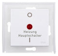 Kopp 493829005 HK07 IP44 Flächenwippe f. Heizung Haupschalter reinweiß