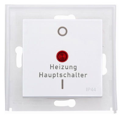 Kopp 493829005 HK07 IP44 Flächenwippe f. Heizung Haupschalter reinweiß