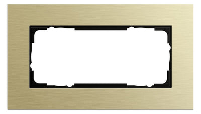 GIRA 1002217 Abdeckrahmen 2f o.Mittelst. Esprit Aluminium Hellgold (eloxiert)
